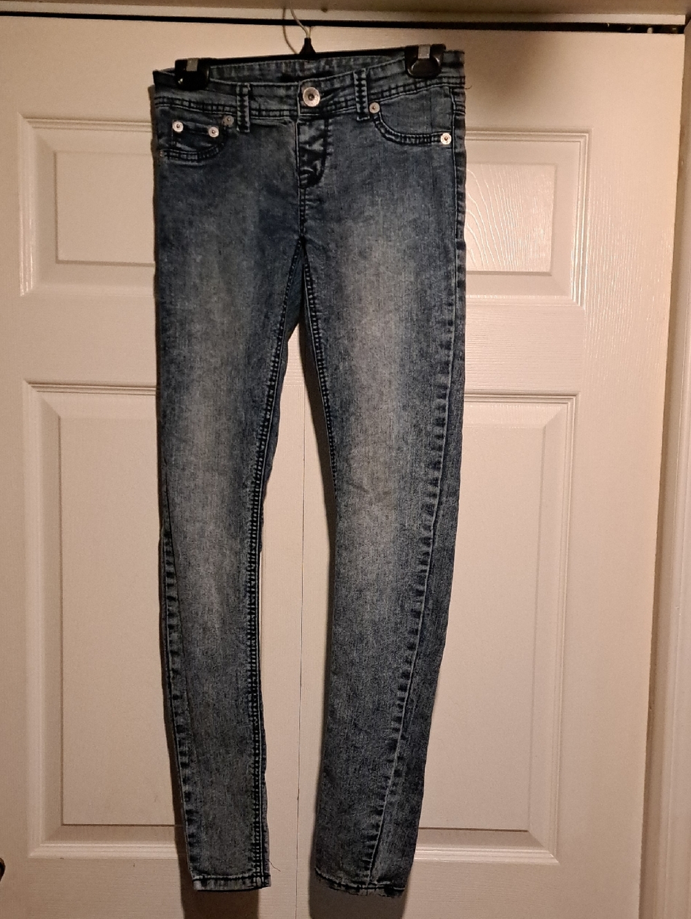 Seductions-Classic Slim Fit Women Jeans Light Indigo Wash Denim Strech Tight Fit